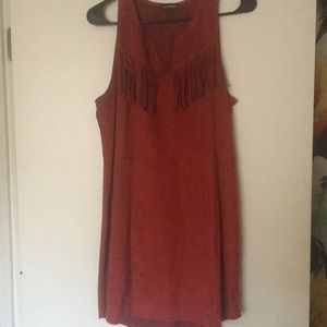 Mini Burgundy Dress